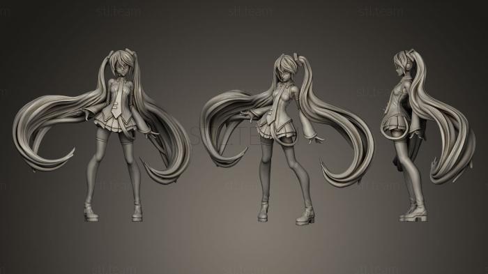 3D model Miku Hatsune (STL)